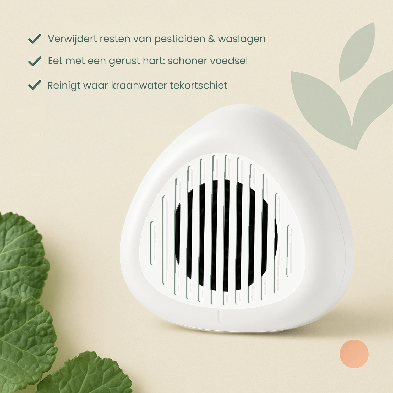 RinseIQ groente- en fruitreiniger verwijdert pesticiden, waslagen en vuil voor schoon voedsel